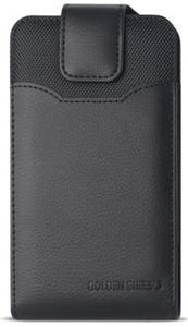 Golden Sheeps Compatible for Google Pixel 3a XL/Pxiel 3 XL/Pixel 2 XL/Pixel XL 5.5" XXL Size Vertical Leather Belt Clip Holster Cover(Phone with Large Case/Extended Battery/Heavy Duty Or Thick Case)