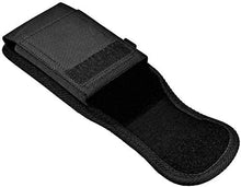 Load image into Gallery viewer, Heavy Duty Extra Large Vertical Smart Phone Case/Pouch/Holster with Belt Loop, Belt Clip and Hook-and-Loop Fastener, 5.75 x 3 x 0.75 Black