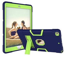 Load image into Gallery viewer, Golden Sheeps Compatible for iPad 7th Generation/iPad 10.2 Inch 2019 Impact Hybrid Drop Proof Armor Defender Full-Body Protection Case Convertible Built in Stand