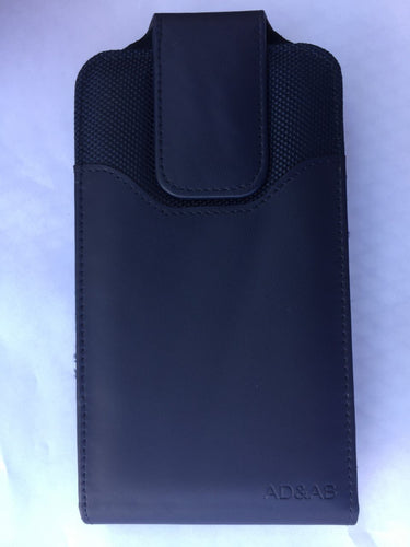 Golden Sheeps Pouch Compatible for Google Pixel XL 3/2 XXL Size Vertical Leather Belt Clip Holster Cover(phone with OTTER BOX SYMMETRY/Defender/LIFEPROOF/Battery Case On)NAVY