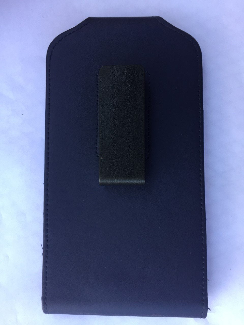 Golden Sheeps Pouch Compatible for Samsung S10 S9 S8 S7,S6, S6 Edge, J3,A5 XXL Size Vertical Leather Belt Clip Holster Cover (phone with Large Thick / battery / heavy duty Case On)-navy