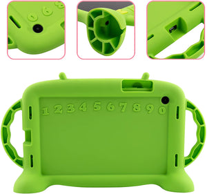 Golden Sheeps Kid Friendly Case Compatible for Samsung Galaxy Tab A8 10.5 Inch 2022 (SM-X200/SM-X205/SM-X207) Shockproof Ultra Light Weight Convertible Handle Stand Cover