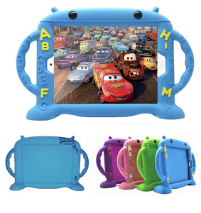 Golden Sheeps Kid Case Compatible for iPad Air 10.5" (3rd Gen) 2019 / iPad Pro 10.5 Inch 2017 A1701 A1709 Lovely Cartoon Shockproof Silicone Protective Convertible Handle Stand [BPA Free]-Blue