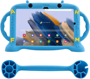 Golden Sheeps Kid Friendly Case Compatible for Samsung Galaxy Tab A8 10.5 Inch 2022 (SM-X200/SM-X205/SM-X207) Shockproof Ultra Light Weight Convertible Handle Stand Cover