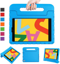 Load image into Gallery viewer, Golden Sheeps Kid Friendly Case Compatible for iPad 7th Gen 10.2 Inch 2019, iPad Air (2019),iPad Pro 10.5-inch Shockproof Ultra Light Weight Convertible Handle Stand Cover