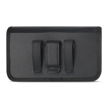 Load image into Gallery viewer, Golden Sheeps Pouch Compatible for Iphone 8 / 7 /6S / 6 XXL Size Leather Belt Clip Cover Holster ( phone with Large Thick / battery / heavy duty Case On)-black