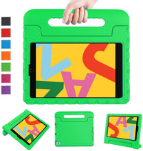 Load image into Gallery viewer, Golden Sheeps Kid Friendly Case Compatible for iPad 7th Gen 10.2 Inch 2019, iPad Air (2019),iPad Pro 10.5-inch Shockproof Ultra Light Weight Convertible Handle Stand Cover