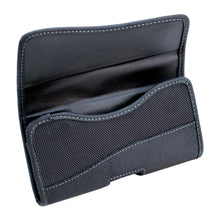 Load image into Gallery viewer, BNY-WIRELESS Compatible for Samsung S10 Plus/5G ,Note 9/8,S9 Plus, S8 Plus XXL Size Rugged Nylon Magnetic Closure Pouch Holster With Swivel Belt Clip(Phone with Bulky Case or Extended Battery case)