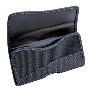 BNY-WIRELESS Compatible for Samsung S10 Plus/5G ,Note 9/8,S9 Plus, S8 Plus XXL Size Rugged Nylon Magnetic Closure Pouch Holster With Swivel Belt Clip(Phone with Bulky Case or Extended Battery case)