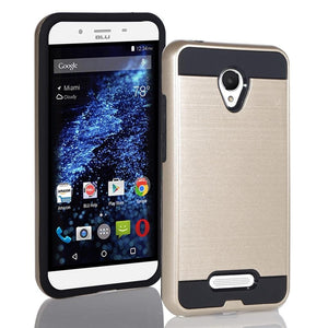 Golden Sheeps Case Compatible with BLU Studio X8 HD S530,Blu Studio X8 HD 2019 Rugged High Impact Hybrid Slim Shockproof Protector Case-Gold