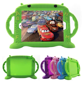 Golden Sheeps Kid Case Compatible for iPad Air 10.5" (3rd Gen) 2019 / iPad Pro 10.5 Inch 2017 A1701 A1709 Lovely Cartoon Shockproof Silicone Protective Convertible Handle Stand [BPA Free]-Green