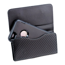 Load image into Gallery viewer, BNY-WIRELESS Compatible for Motorola Moto G7/ plus G7 Power,Z4 Z3 Z2/play,Moto E5/E4 Plus XXL Size Leather Belt Clip Pouch Case Cover(Phone with Large Case/Extended Battery/Heavy Duty Or Thick Case)
