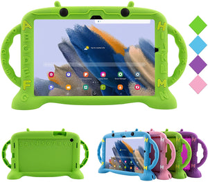 Golden Sheeps Kid Friendly Case Compatible for Samsung Galaxy Tab A8 10.5 Inch 2022 (SM-X200/SM-X205/SM-X207) Shockproof Ultra Light Weight Convertible Handle Stand Cover
