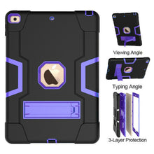Load image into Gallery viewer, Golden Sheeps Compatible for iPad 7th Generation/iPad 10.2 Inch 2019 Impact Hybrid Drop Proof Armor Defender Full-Body Protection Case Convertible Built in Stand