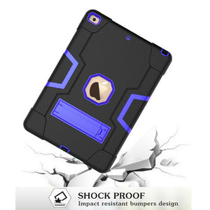 Golden Sheeps Compatible for iPad 7th Generation/iPad 10.2 Inch 2019 Impact Hybrid Drop Proof Armor Defender Full-Body Protection Case Convertible Built in Stand